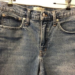 Madewell Petite Classic Straight Jeans, Corson Wash, size 27P